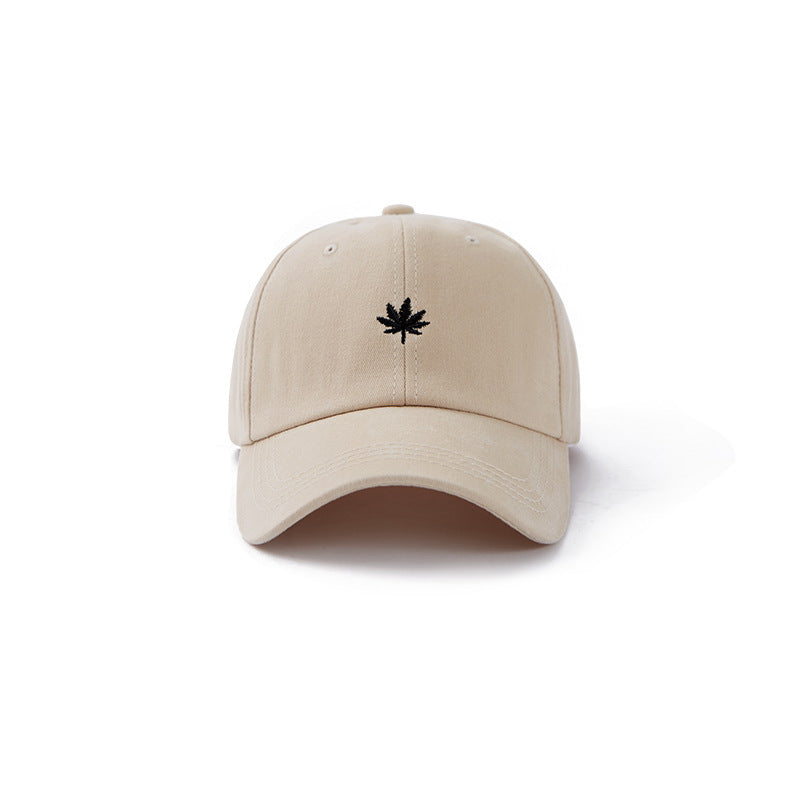 Casquette vintage avec feuille de cannabis
