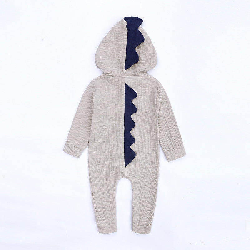 Hoodie Dinosaure zippé en coton  pour Bébé – Confort, chaleur et une touche de fun !