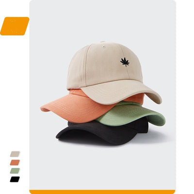 Casquette vintage avec feuille de cannabis