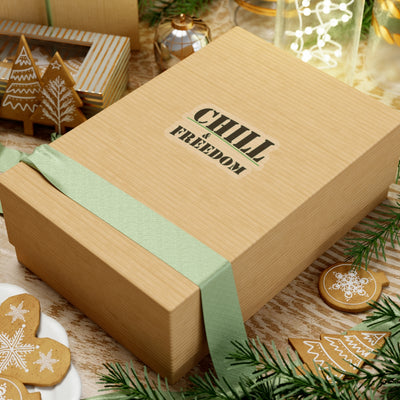 Chill & Freedom Kiss-Cut Stickers - Relaxed Vibes for Your Laptop and More
