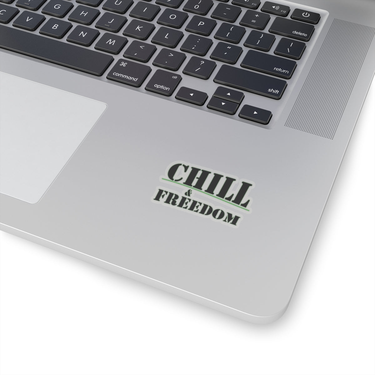 Chill & Freedom Kiss-Cut Stickers - Relaxed Vibes for Your Laptop and More