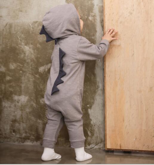 Hoodie Dinosaure zippé en coton  pour Bébé – Confort, chaleur et une touche de fun !