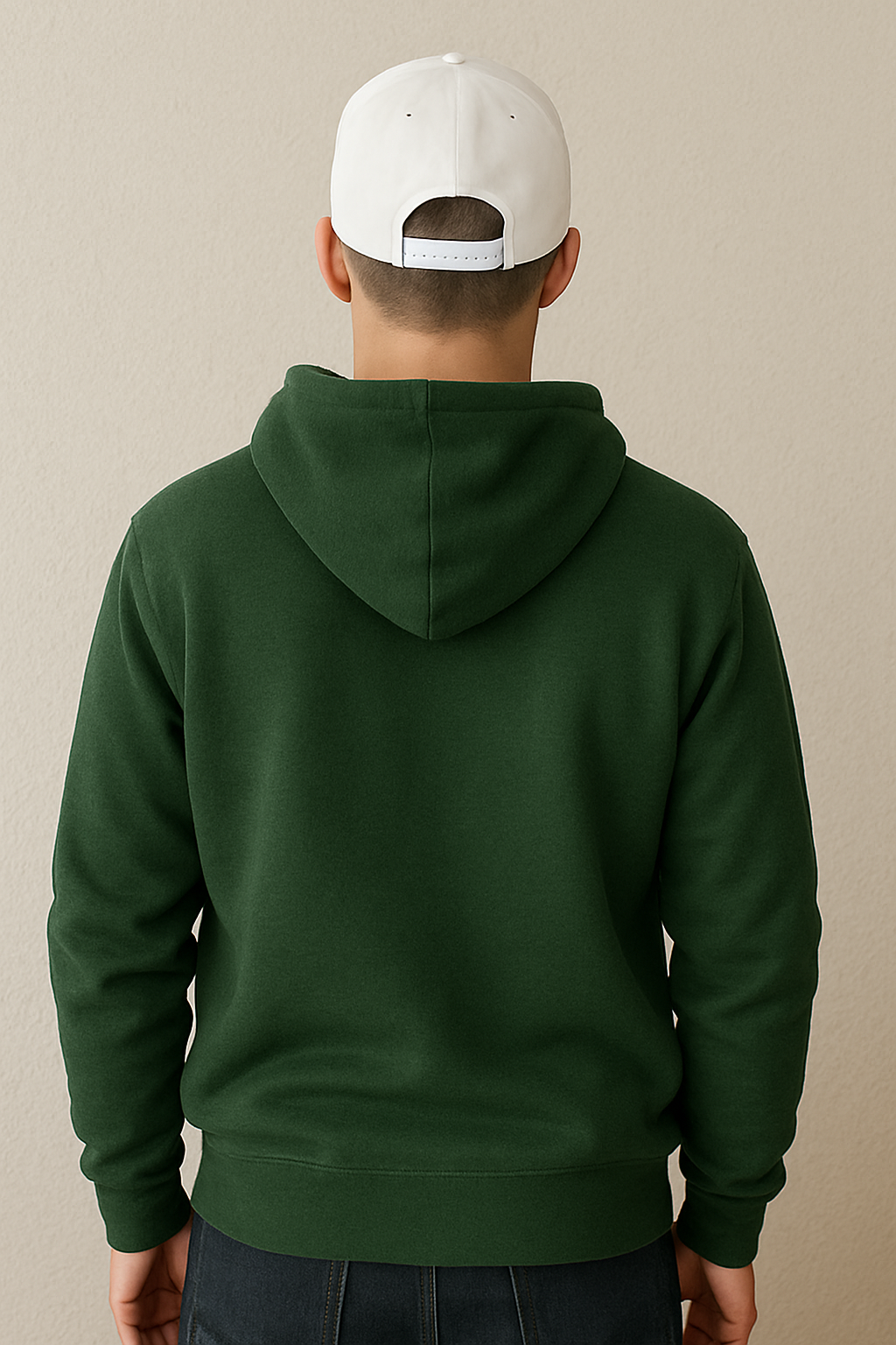 Casquette Blanche Classique à Visière Plate